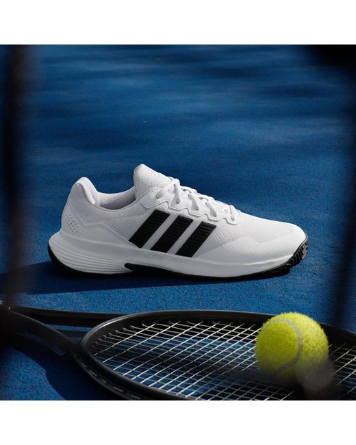 Adidas White Gamecourt 2 Tennis Shoes for men