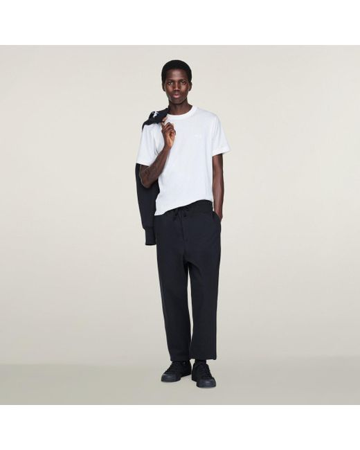 Adidas White Y-3 Slim Short Sleeve T-Shirt
