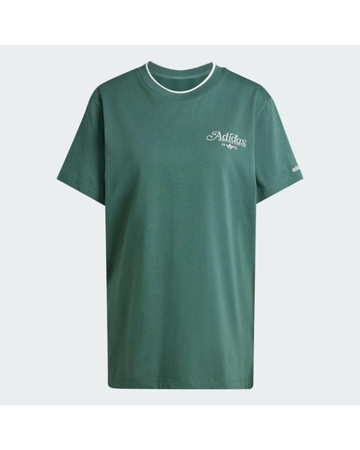Adidas Green Graphic Loose Tee