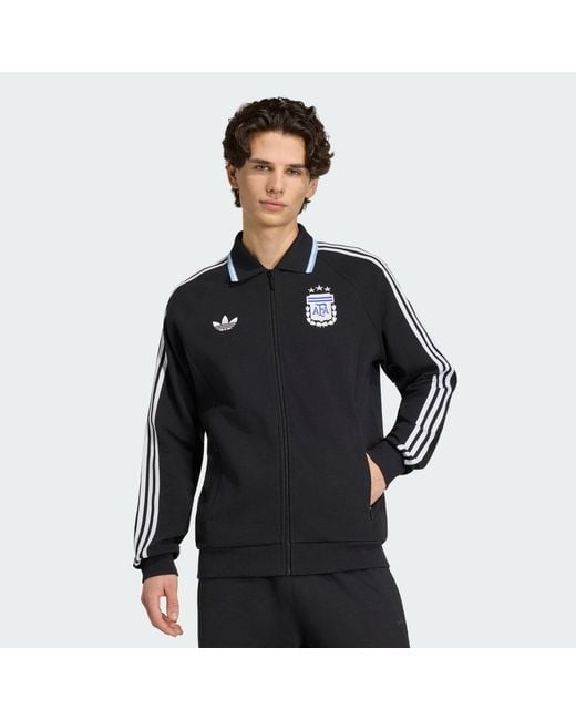 Adidas Blue Argentina National Team 2026 Away Full-Zip Anthem Jacket for men