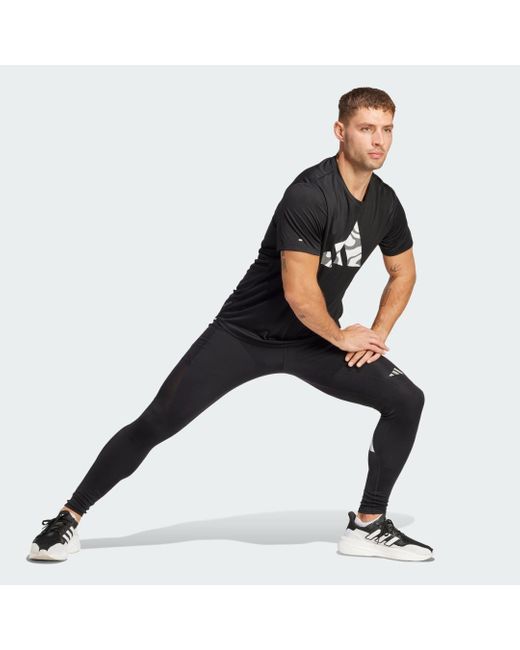 Adidas Black Run It Leggings for men
