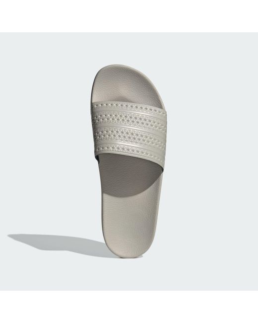 Adidas Gray Adilette Slides