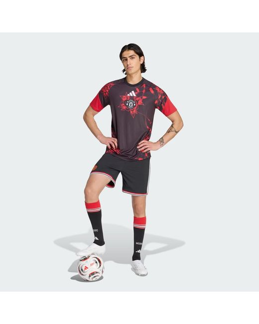 Adidas Red Manchester United 26/27 Pre Match Jersey for men