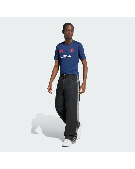 Adidas Blue Fifa World Cup 26 Usa Jersey for men