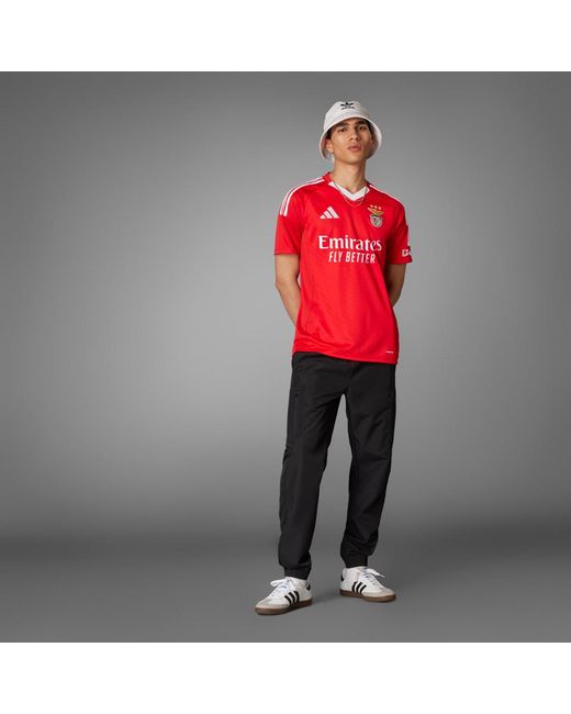 Adidas Red Benfica 24/25 Home Jersey for men
