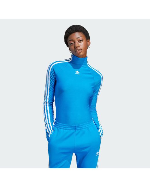 womens blue adidas top