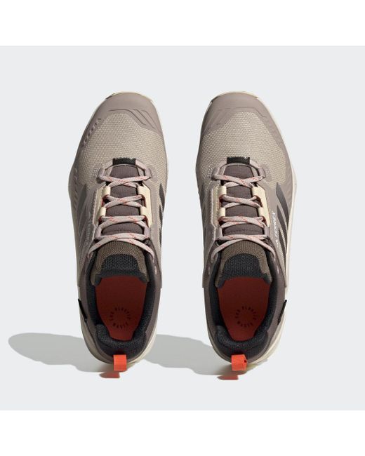 Adidas Brown Terrex Swift R3 Gore-tex Shoes for men