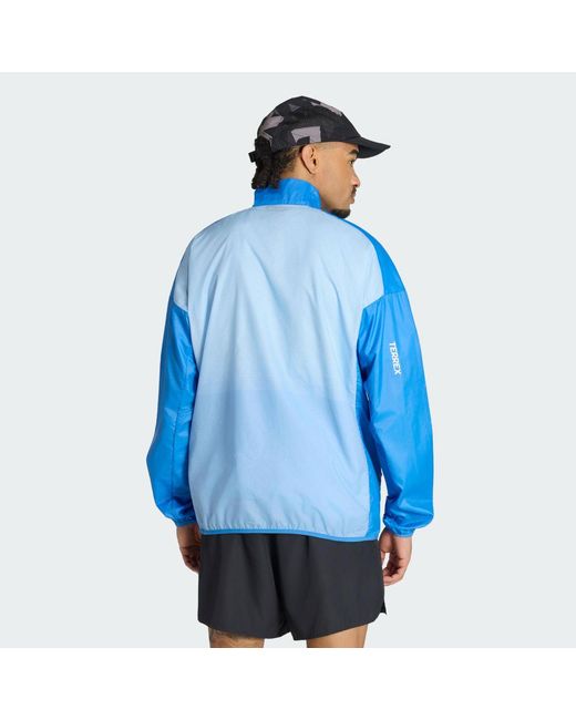 Adidas Blue Terrex Multi Clima365 Windweave Jacket for men