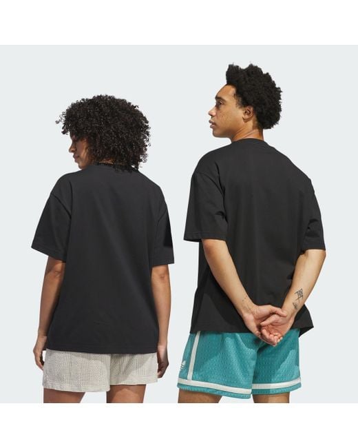 Adidas Black Hot Shot Graphic Tee