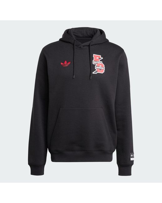 Adidas Black Fc Bayern Vrct Hoodie for men
