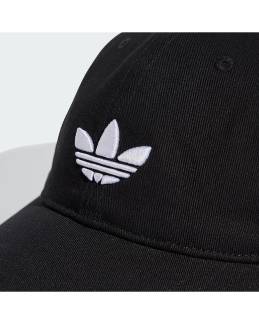 Adidas Black Adicolor Classic Trefoil Baseball Cap