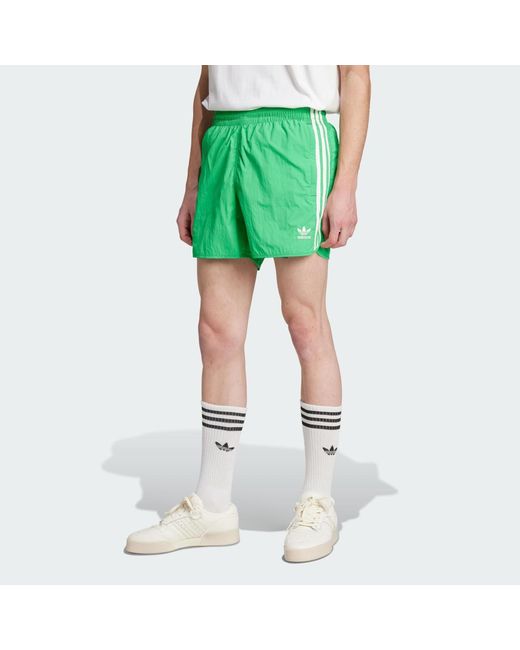 Adidas Green Adicolor Classics Sprinter Shorts for men