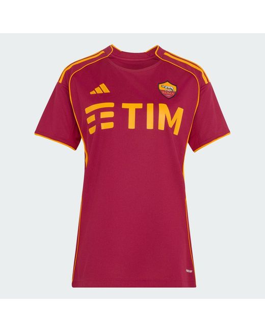 Adidas Red As Roma 25/26 Home Jersey