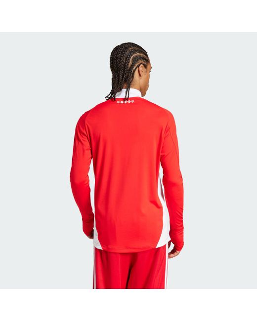 1. Fc Union Berlin Tiro 24 Competition Training Top di Adidas in Red da Uomo