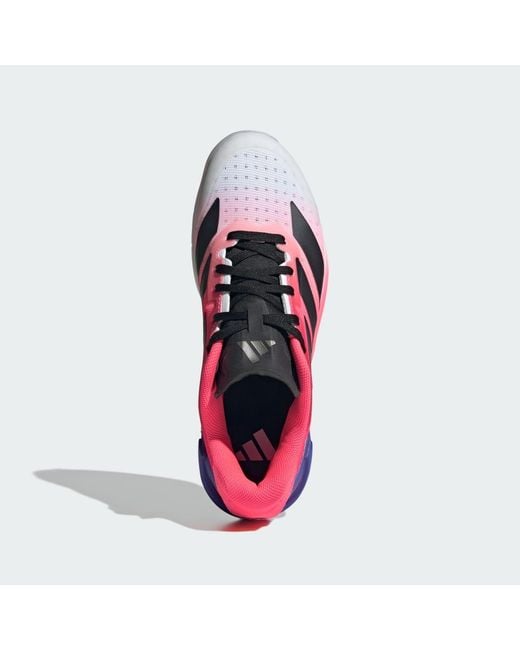 Adidas Pink Adizero Counterblast Indoor Shoes for men