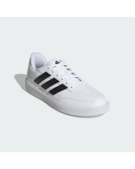 Adidas White Courtblock Shoes
