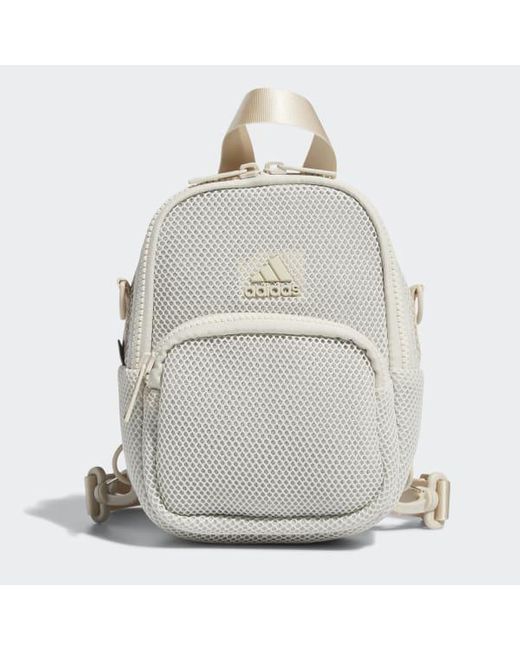 mini gray backpack