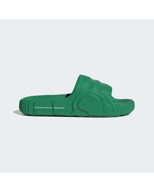 Adidas Green Adilette 22 Slides for men