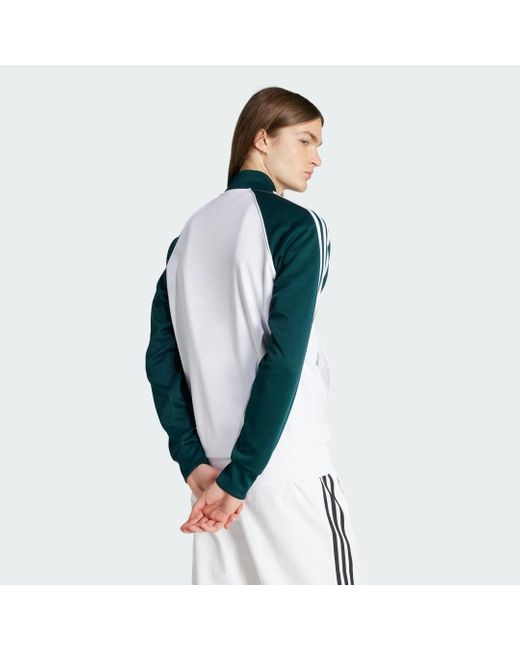 Track Jacket Adicolor Classics Sst di Adidas in Blue da Uomo