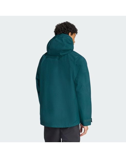 Giacca Terrex Xperior 2L Gore-Tex Performance di Adidas in Green da Uomo