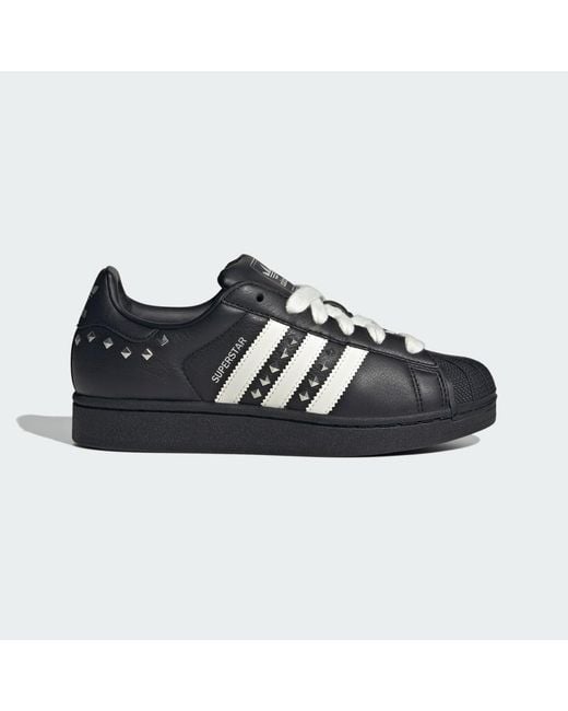 Adidas Black Superstar Ii Shoes