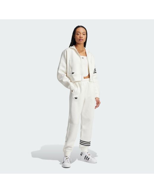 Adidas White Neuclassics Track Top