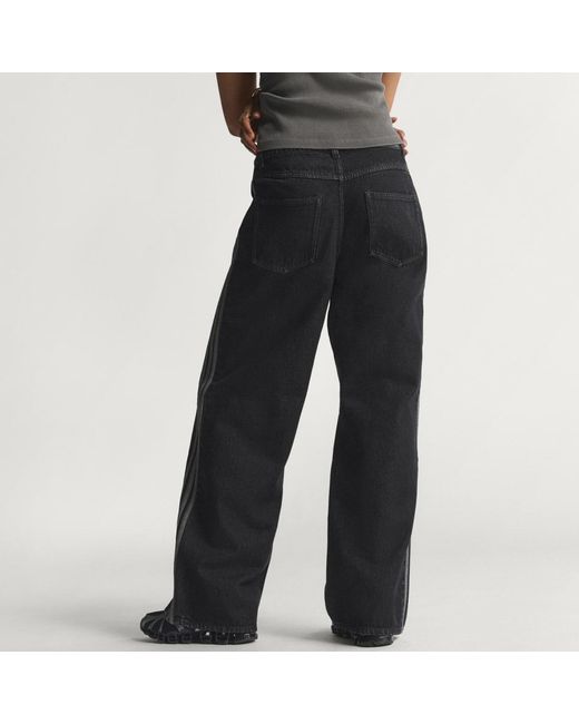 Adidas Black Firebirdtrack Pant Denim