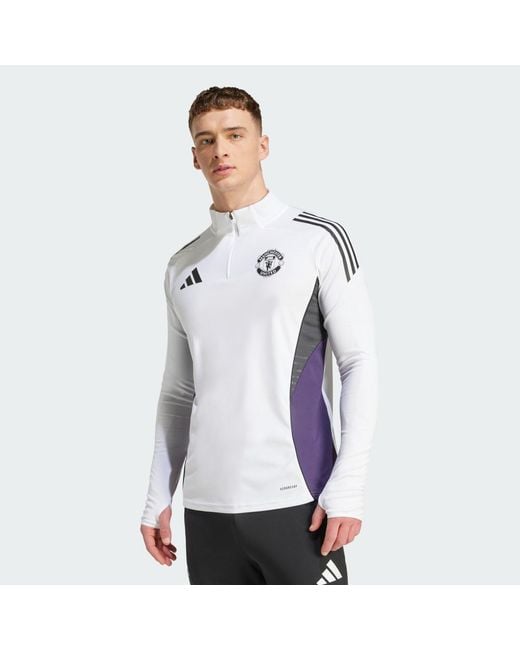 Adidas Blue Manchester United Tiro 25 Competition Training Top for men