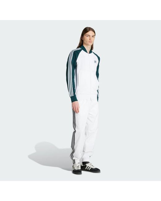 Track Jacket Adicolor Classics Sst di Adidas in Blue da Uomo