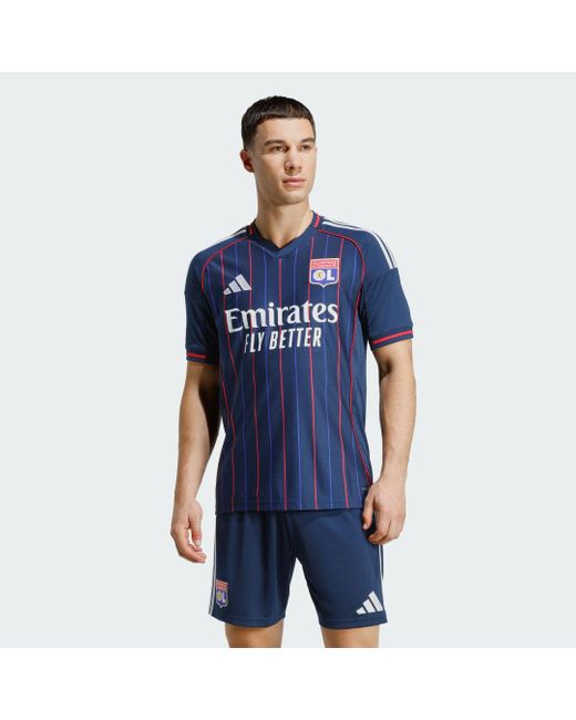 Adidas Blue Olympic Lyon Away 25-26 Jerseys/Replicas for men