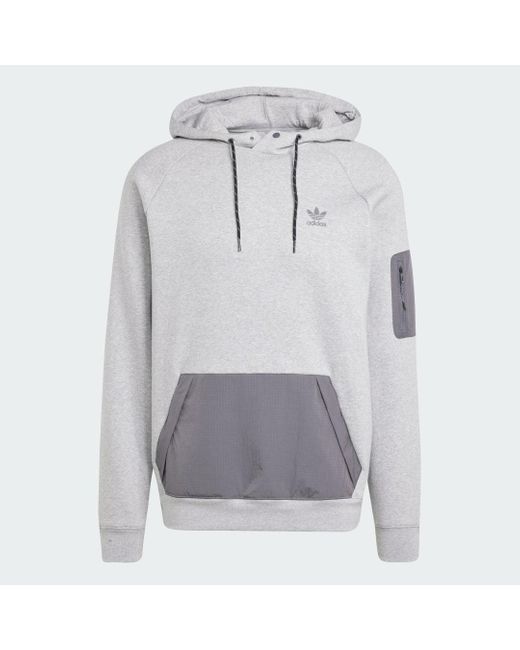 Hoodie di Adidas in Gray da Uomo
