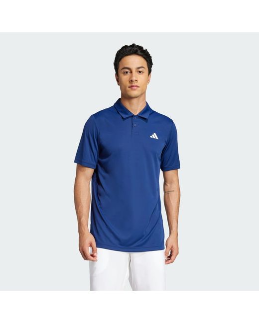 Adidas Blue Club Tennis Polo Shirt for men