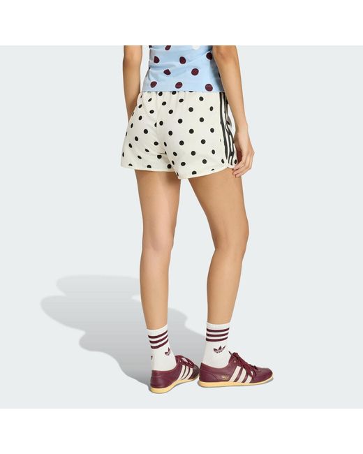 Adidas Blue Polka Dots Sprinter Shorts