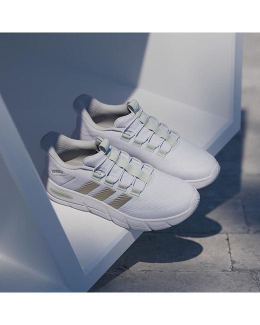 Adidas White Cloudfoam Flex Rapidfit Shoes