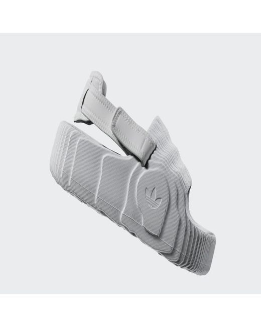 Adidas White Adilette 22 Xlg Slides