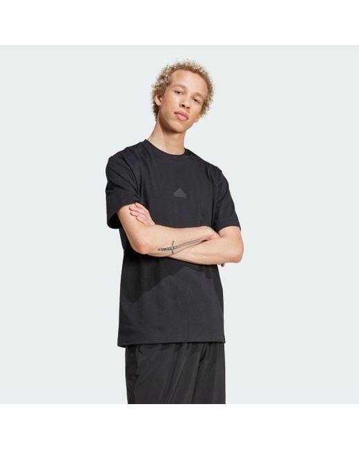 Adidas Black City Escape Graphic T-Shirt for men