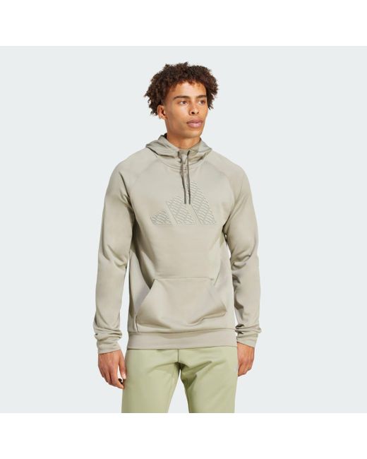 Sudadera Con Capucha Game And Go Training Big Logo Adidas de hombre de color Green
