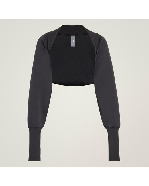 Adidas Black By Stella Mccartney Studio Sweatshirt Shrug