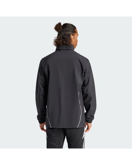 Adidas Gray Tiro 24 Rain Jacket for men