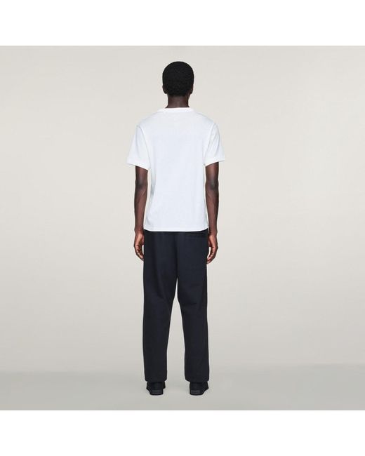 Adidas White Y-3 Slim Short Sleeve T-Shirt