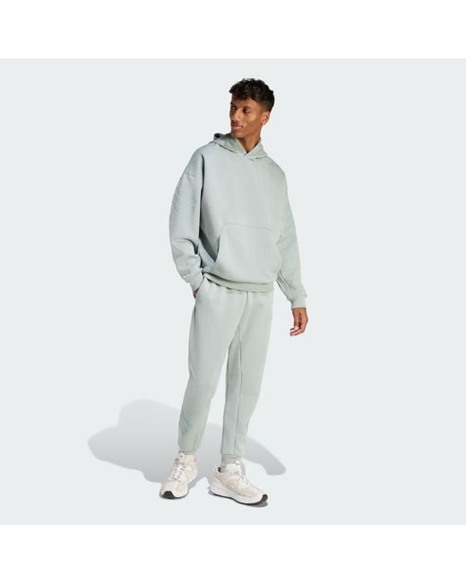 Adidas Gray Future Icons 3-Stripes Tracksuit Bottoms for men