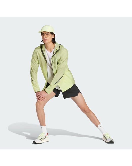 Adidas Green Terrex Xperior Clima365 Light Windweave Jacket for men