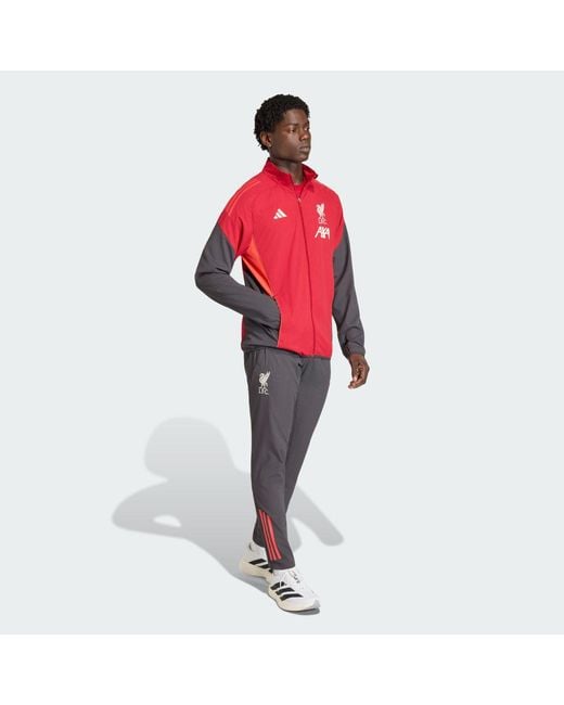 Adidas Originals – fc liverpool tiro 25 competition presentation – jacke in Red für Herren