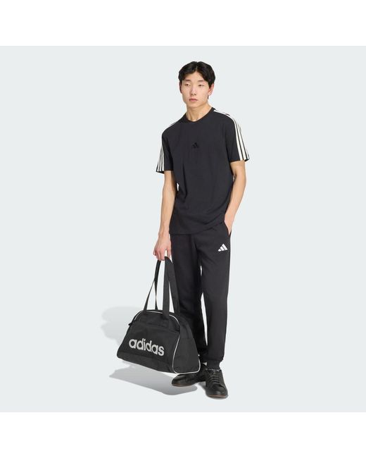 Adidas Blue Kit 3-Stripes Regular T-Shirt for men