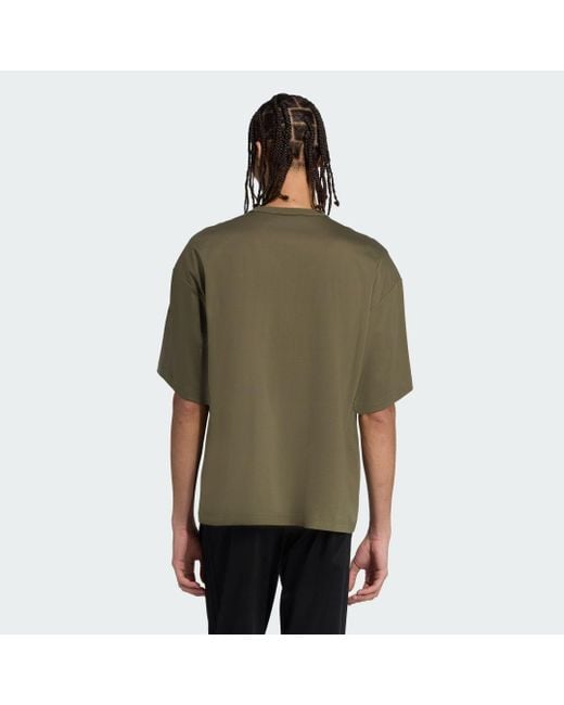Adidas Soft Lux T-Shirt in Green für Herren
