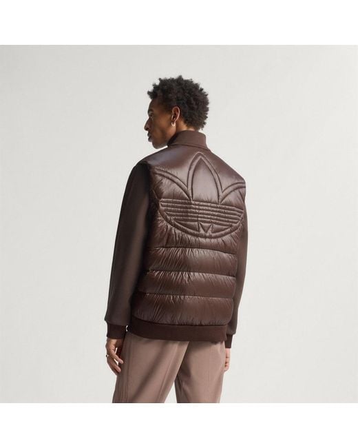 Adidas Brown Originals Down Jacket for men