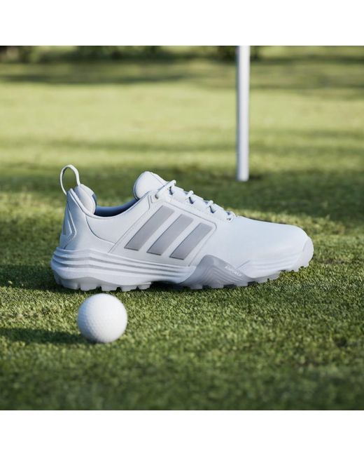 Adidas White Adipower 26 Spikeless Golf Shoes