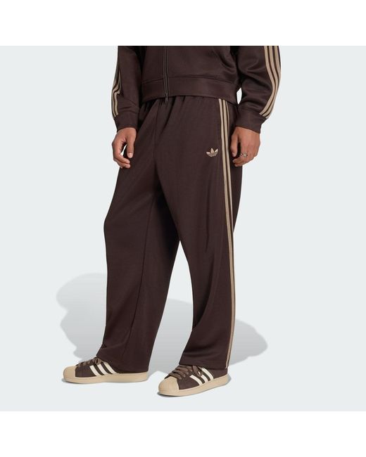 Adidas Black Adicolor Loose Tracksuit Bottom for men
