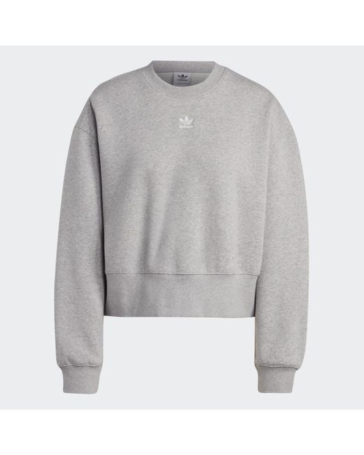 Adidas Originals Gray Adicolor Essentials Crew Sweatshirt