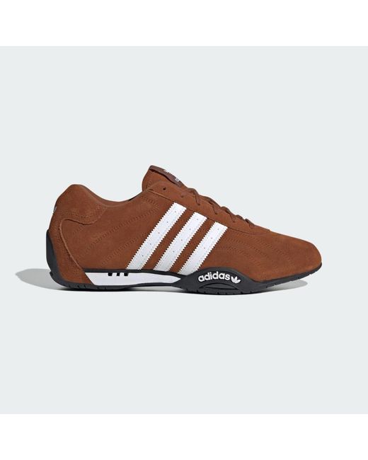 Adidas Brown Adiracer Low Shoes